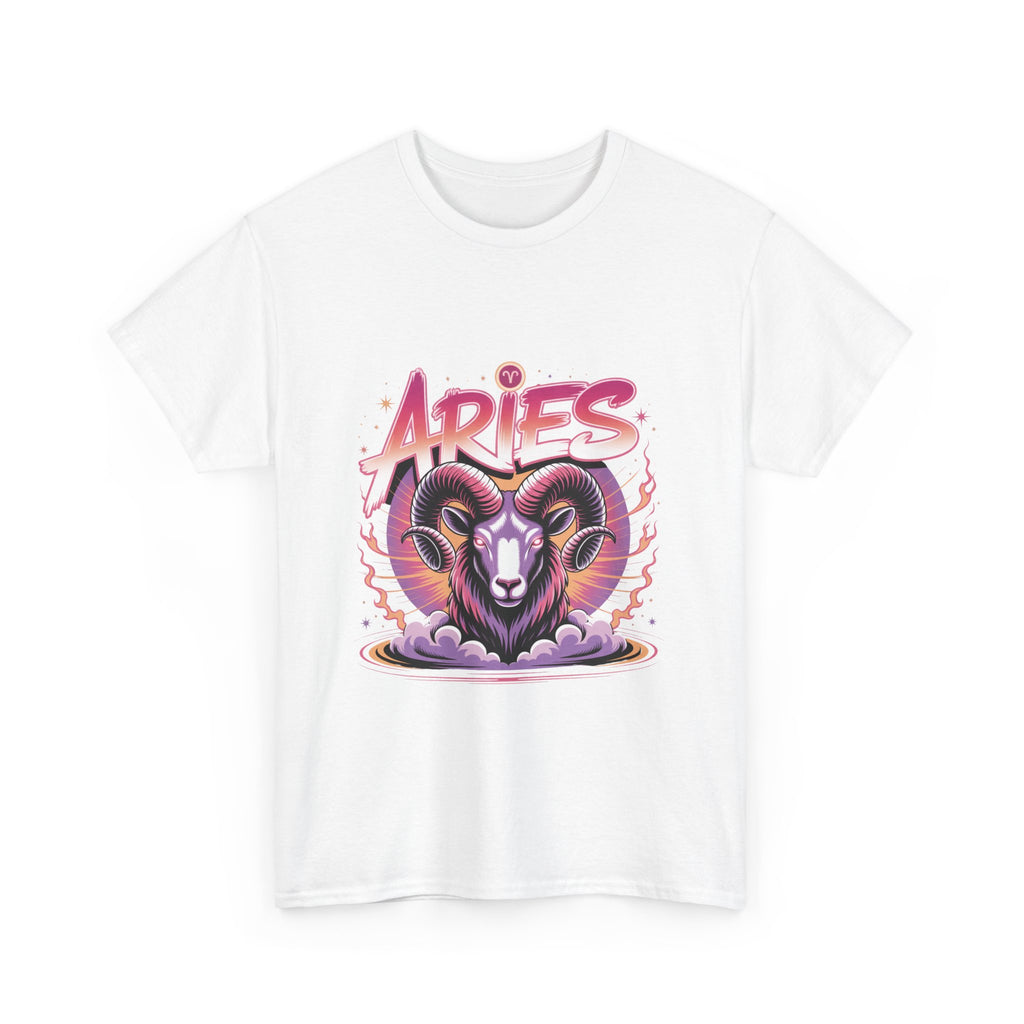 Neon Aries Zodiac Tee