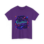 Neon Sagittarius Zodiac Tee