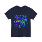 Neon Aquarius Zodiac Tee