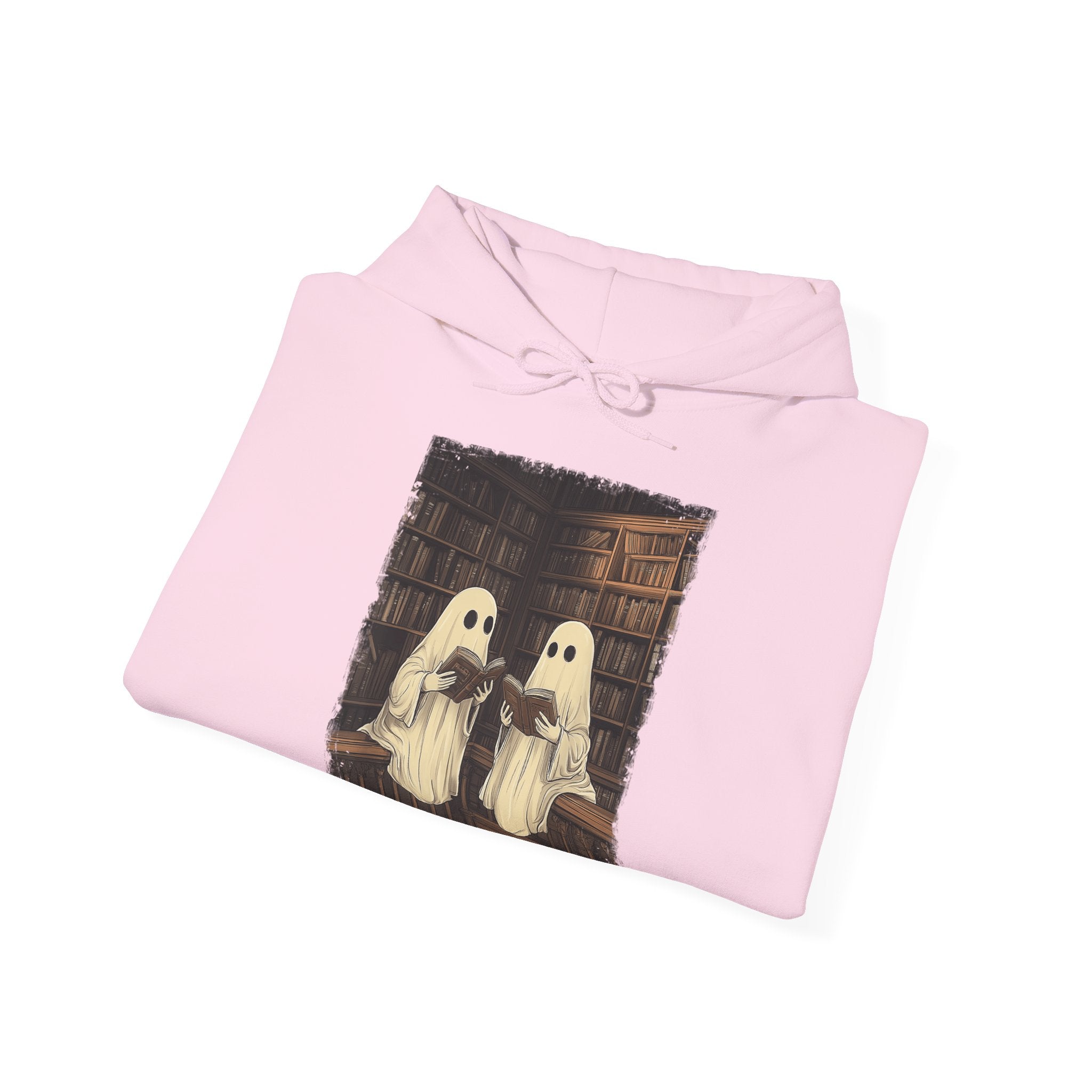 Halloween Ghost Book Reading Hoodie