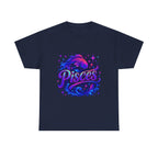 Neon Pisces Zodiac Tee