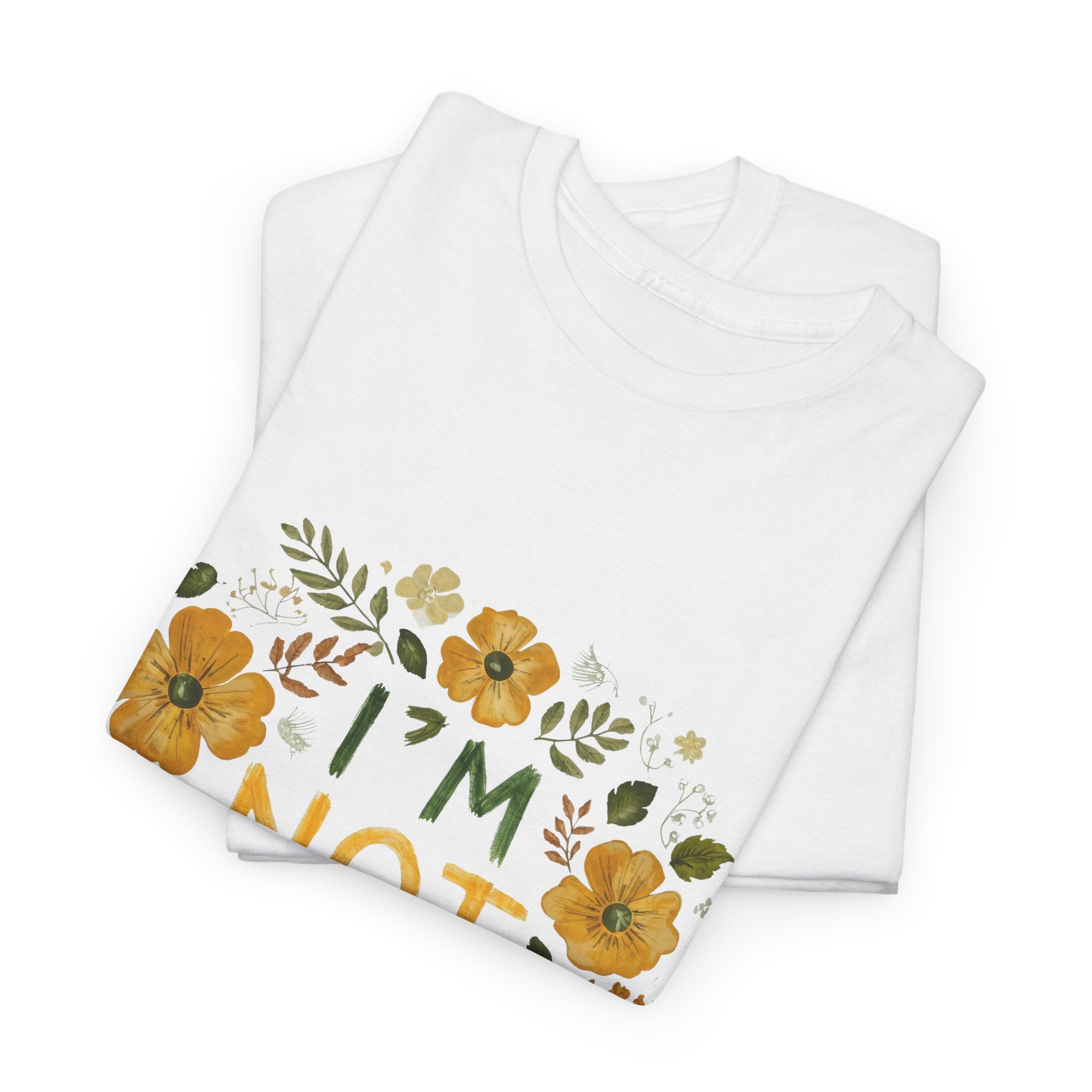 I Am Not Perfect Floral Tee