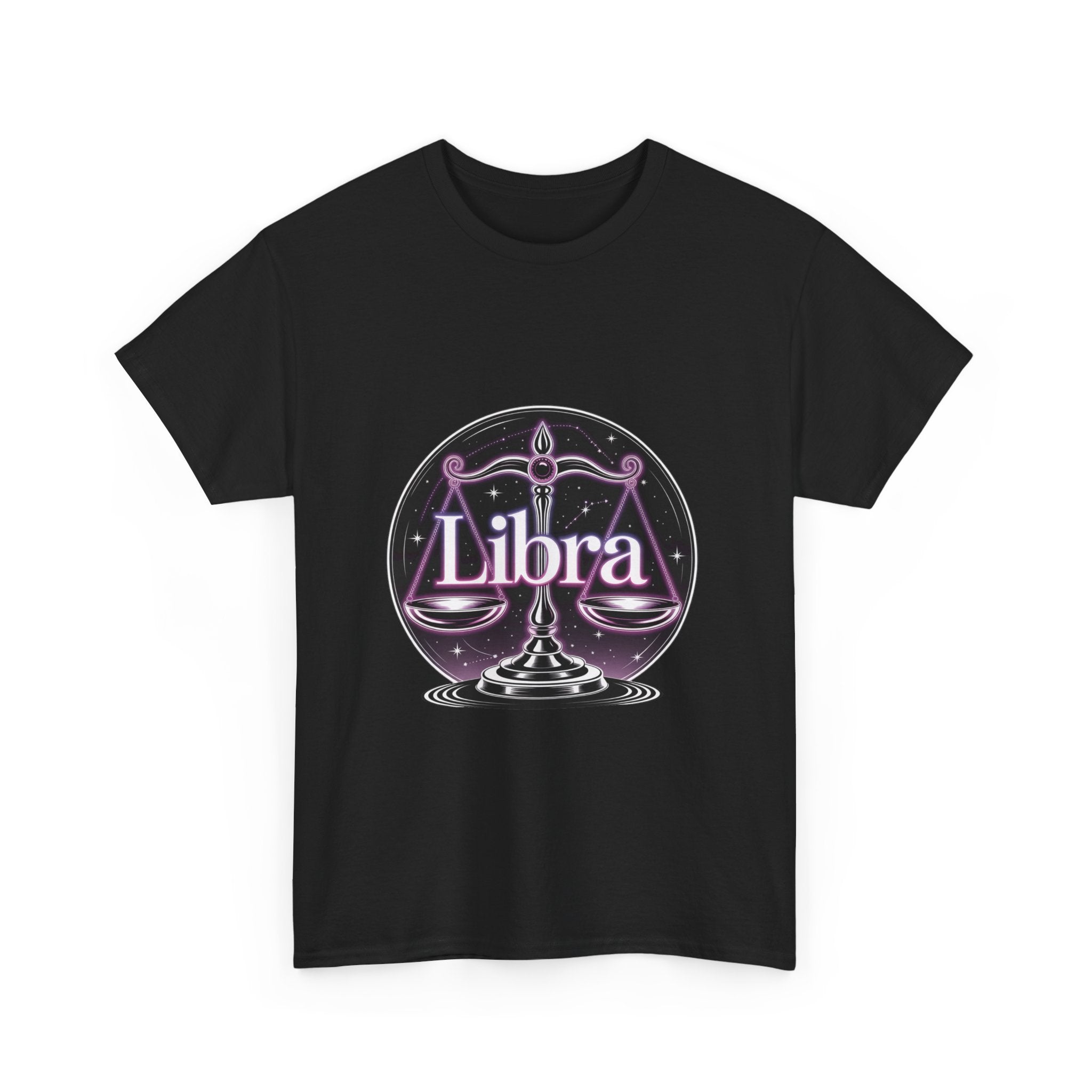 Neon Libra Zodiac Tee