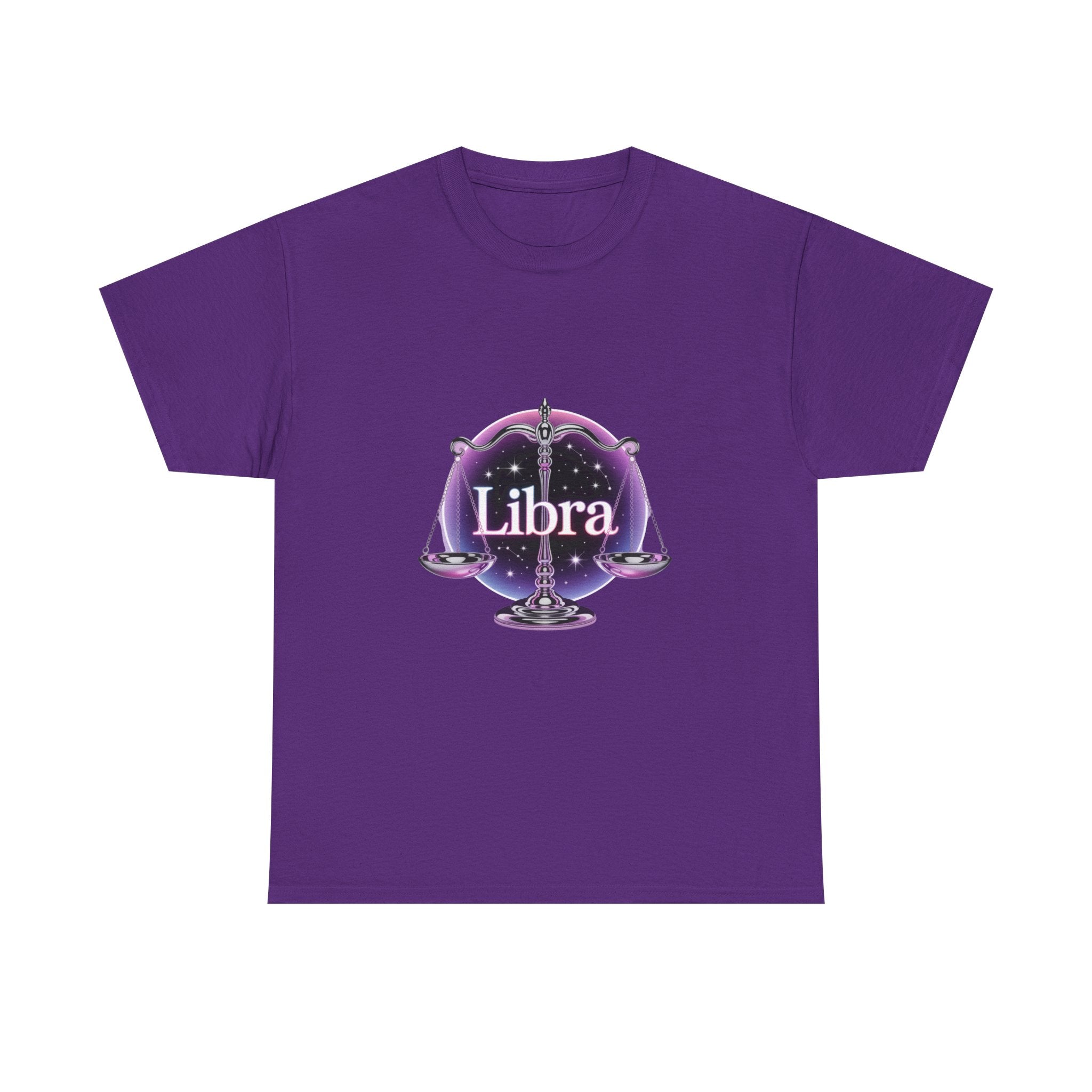Neon Libra Zodiac Tee