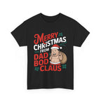 Dad Bod Claus Christmas graphic tee