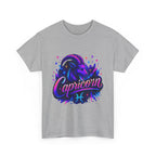 Neon Capricorn Zodiac Tee