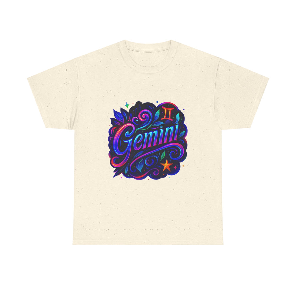 Neon Gemini Zodiac Tee