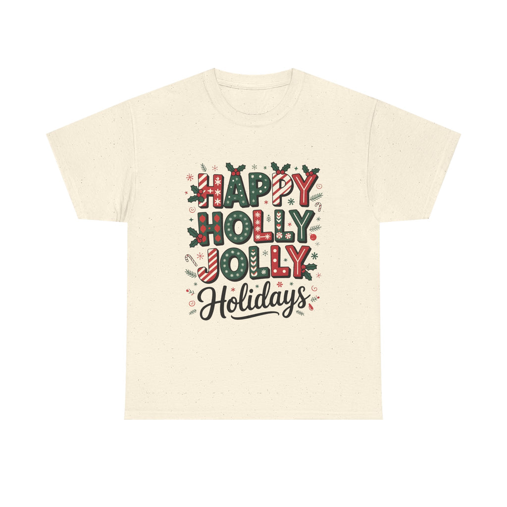 happy holly jolly graphic Tee
