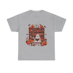 Ghost Book Reader, Reading Book lover Halloween T-Shirt