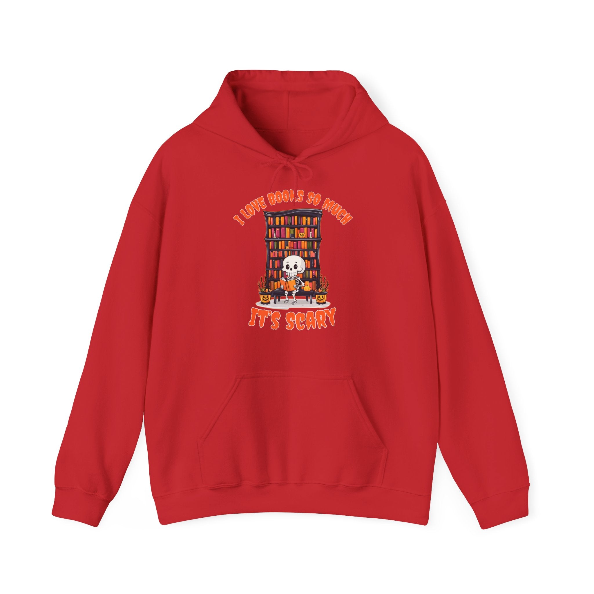 Skeleton Book Lover Halloween Hoodie