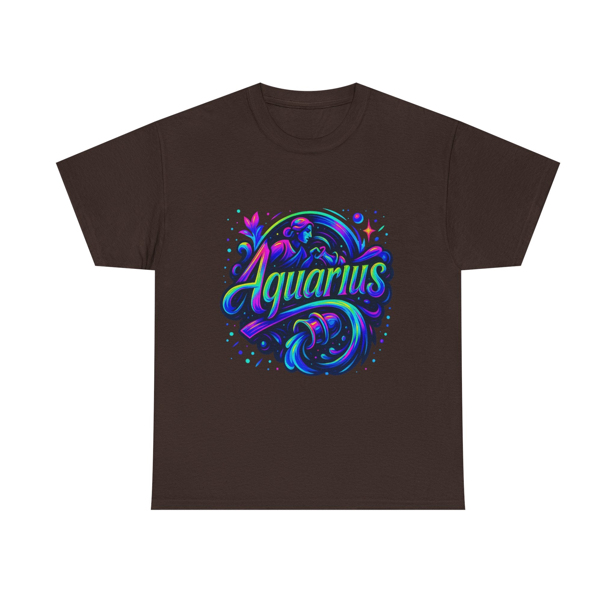Neon Aquarius Zodiac Tee