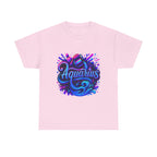 Neon Aquarius Zodiac Tee
