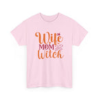 Wife, Mom, Witch graphic T-Shirt