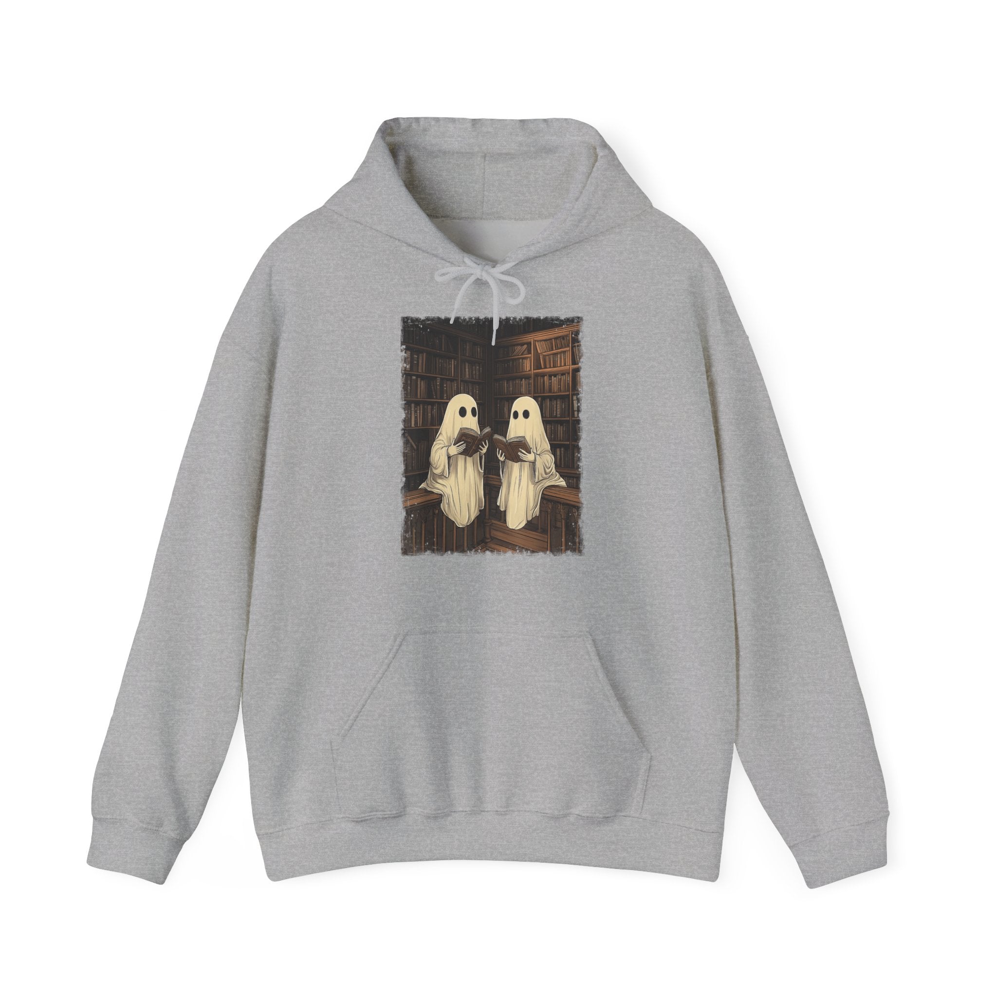 Halloween Ghost Book Reading Hoodie
