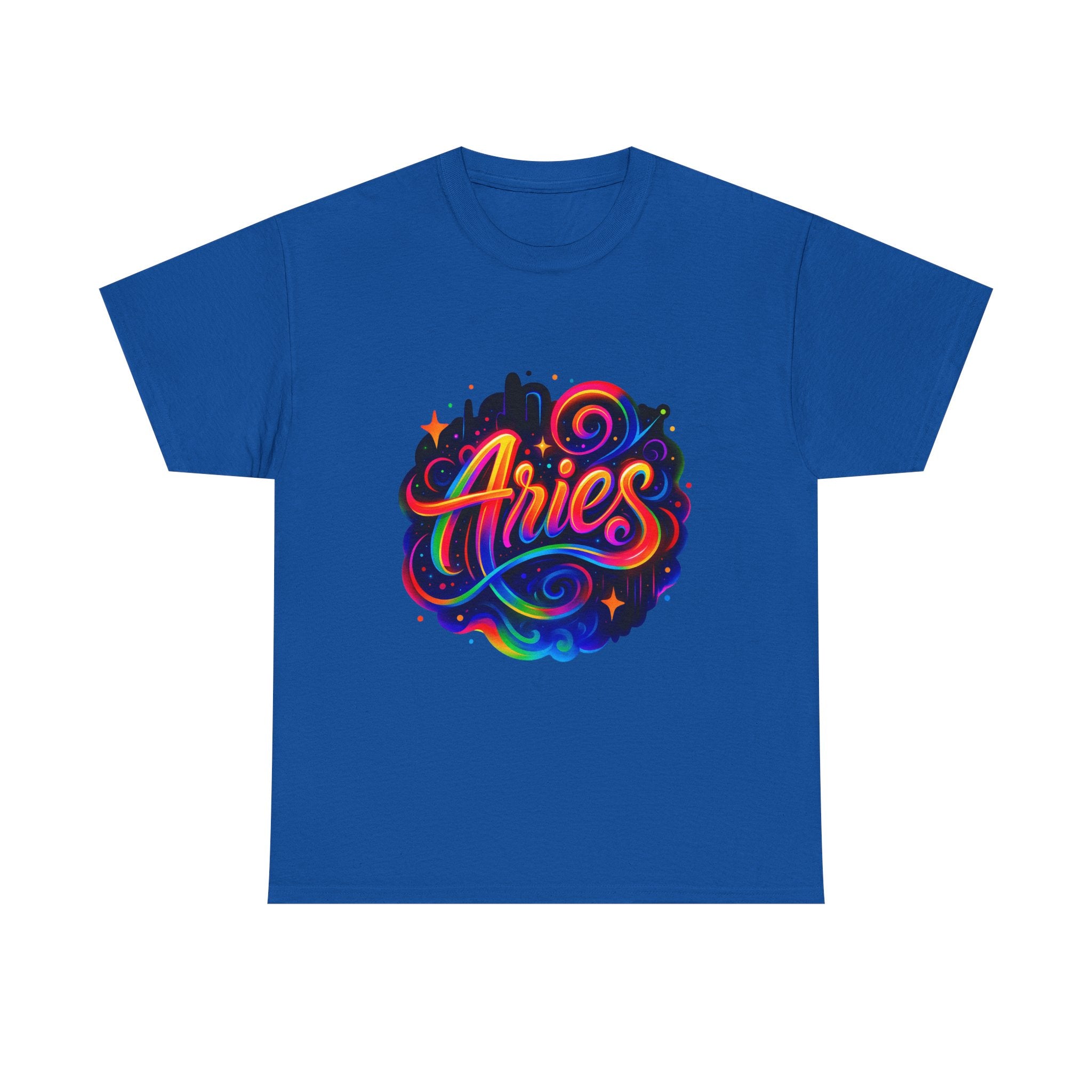 Neon Aries Zodiac Tee