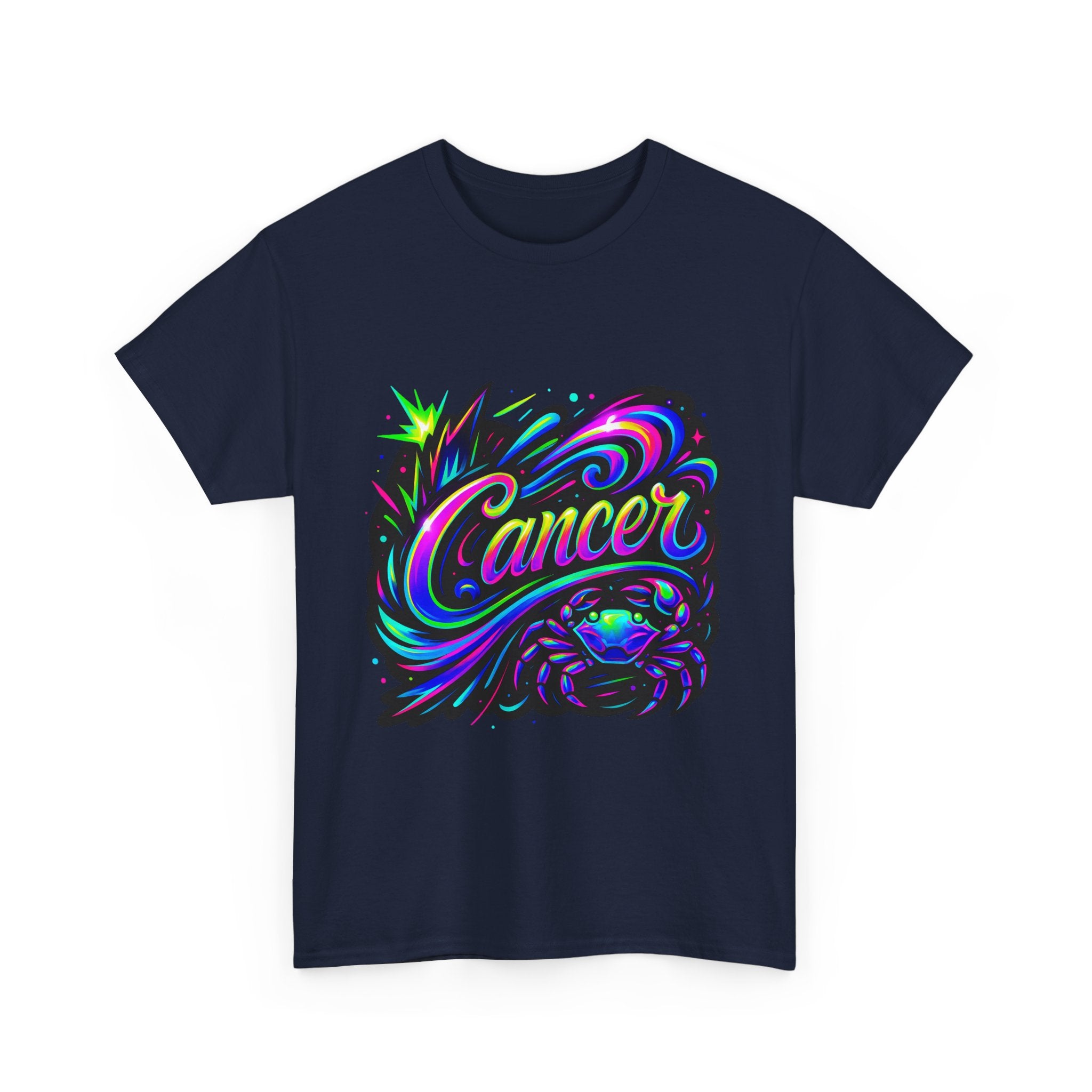 Neon Cancer Zodiac Tee