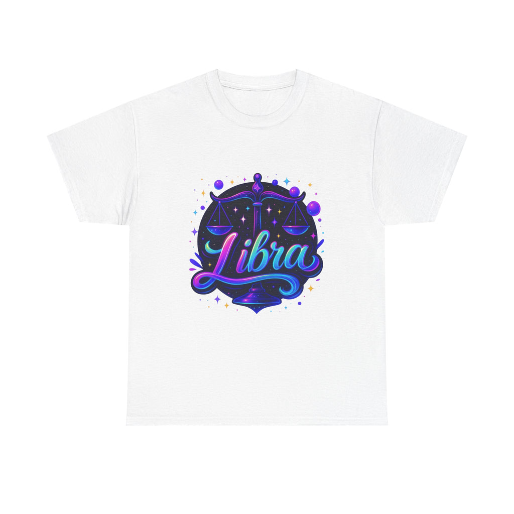 Neon Libra Zodiac Tee