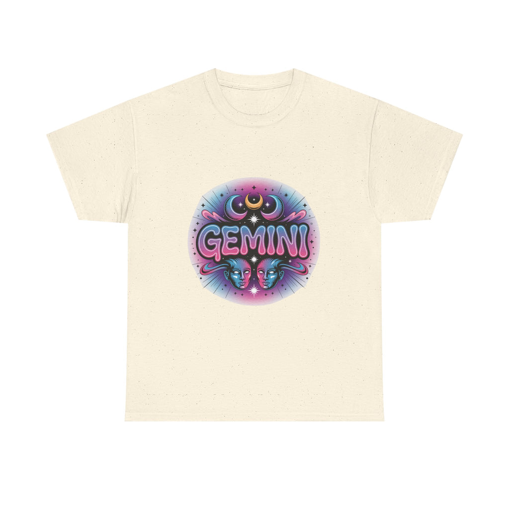 Neon Gemini Zodiac Tee
