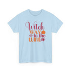 Witch Way To The Wine Halloween Tee