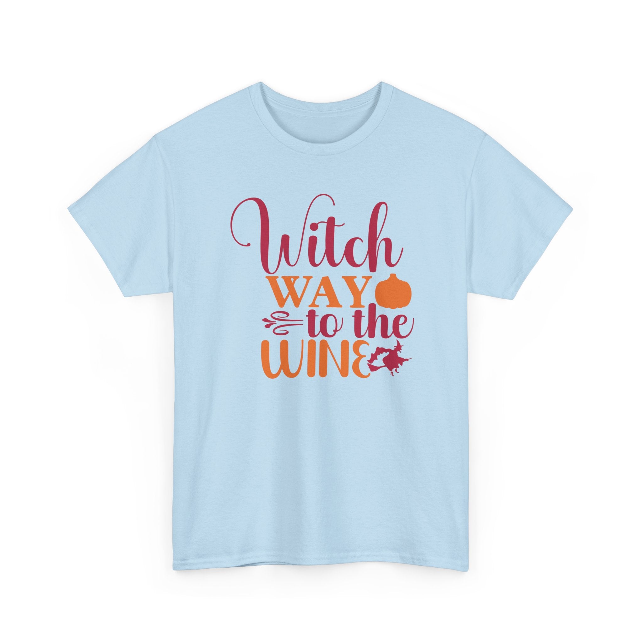Witch Way To The Wine Halloween Tee