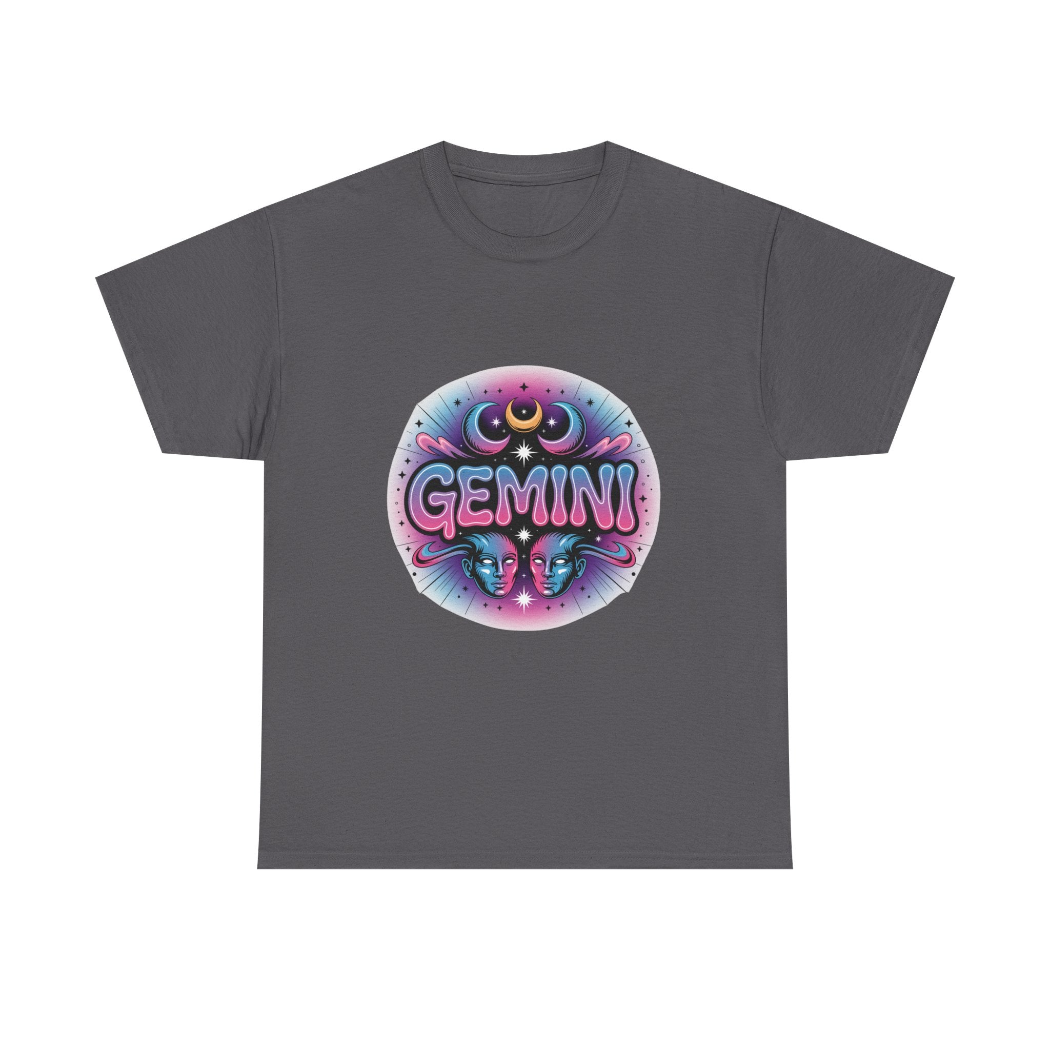 Neon Gemini Zodiac Tee