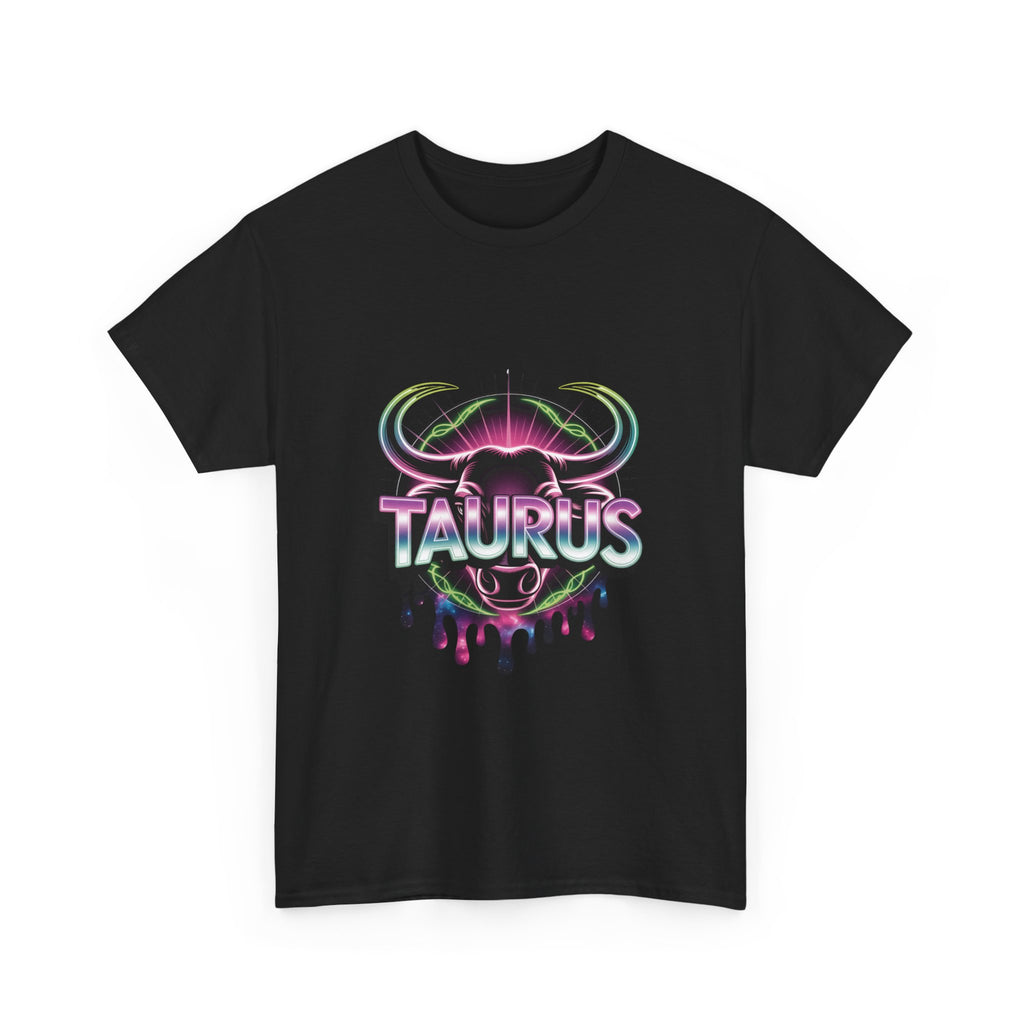 Neon Taurus Zodiac Tee
