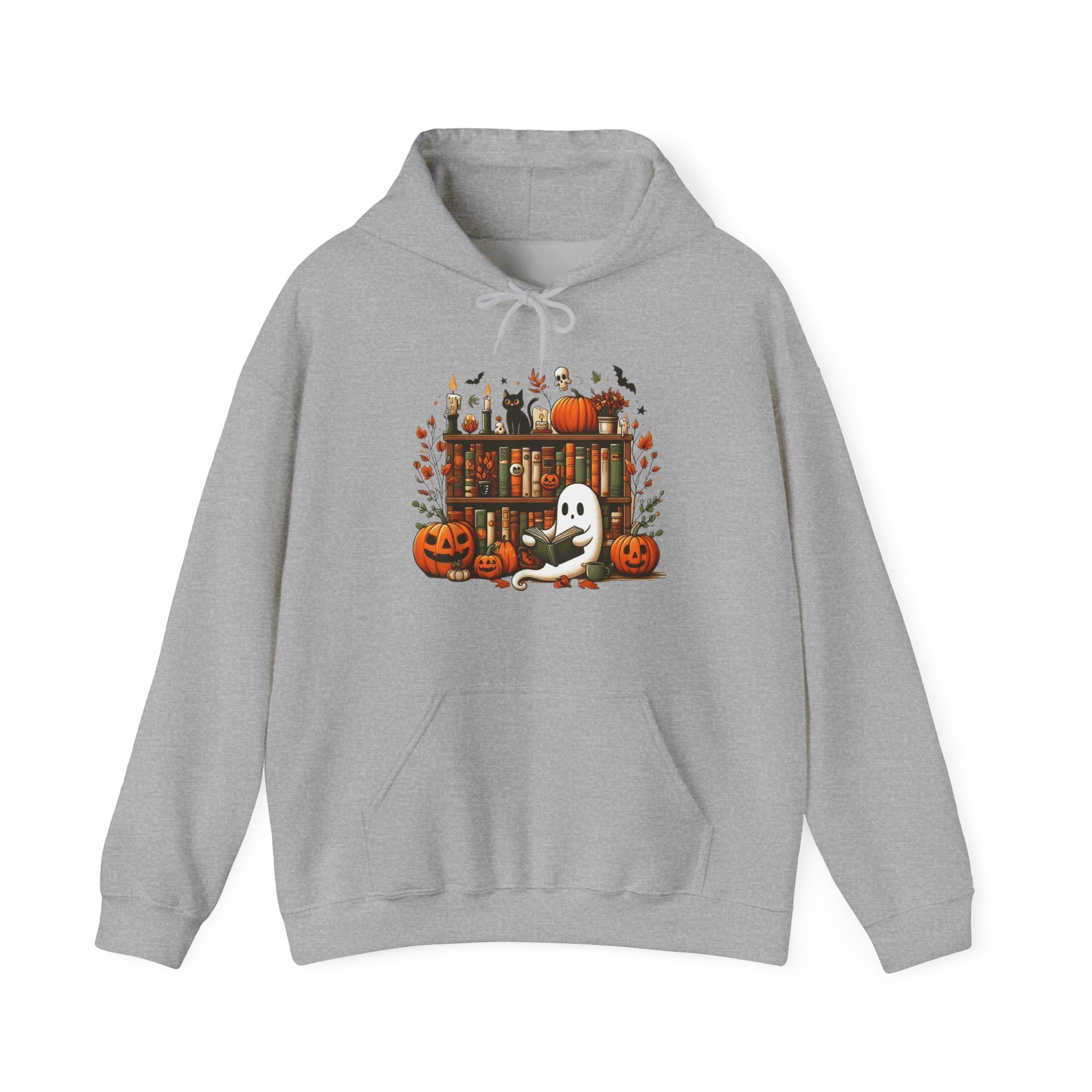 Reading Ghost Library Halloween Librarian Hoodie