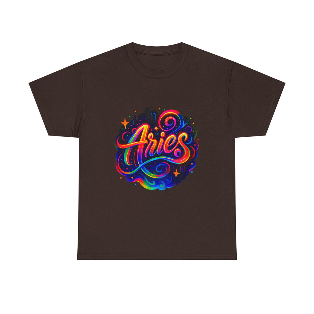Neon Aries Zodiac Tee