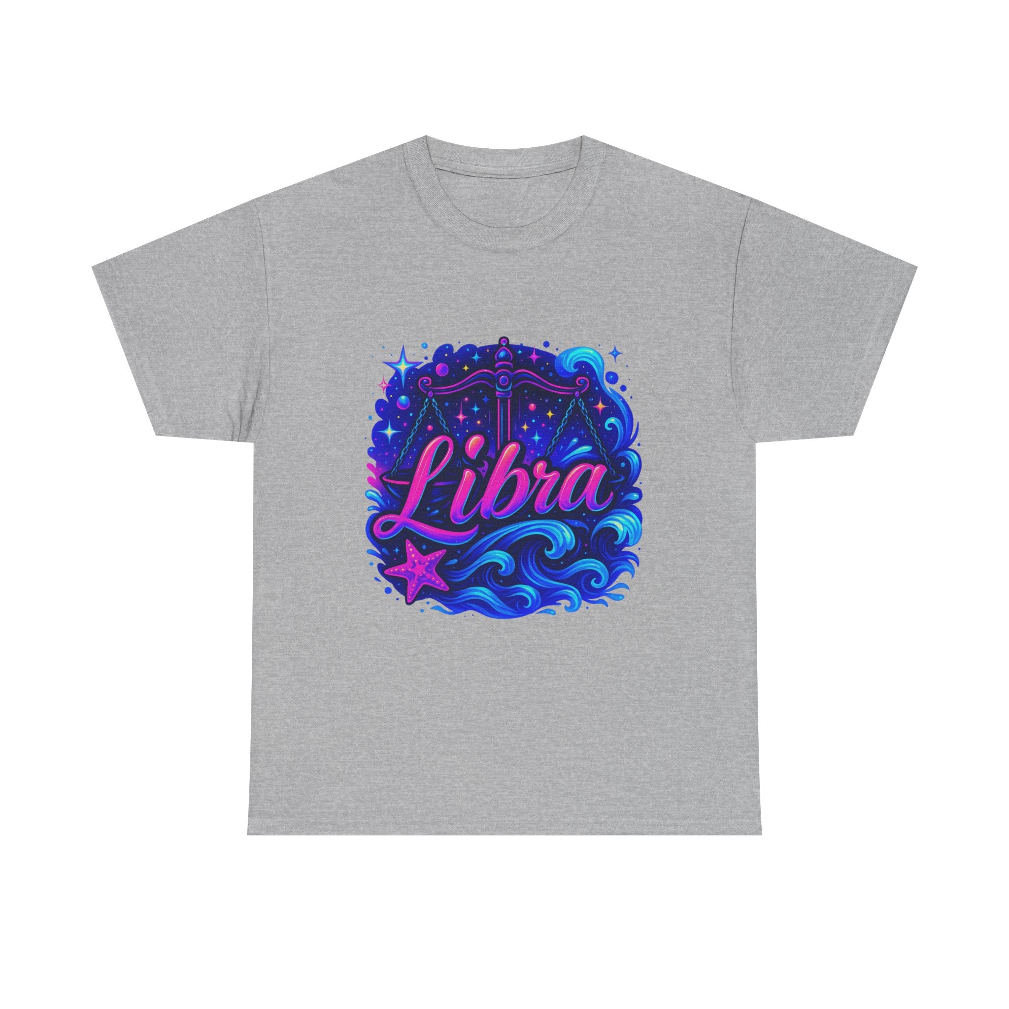 Neon Libra Zodiac Tee