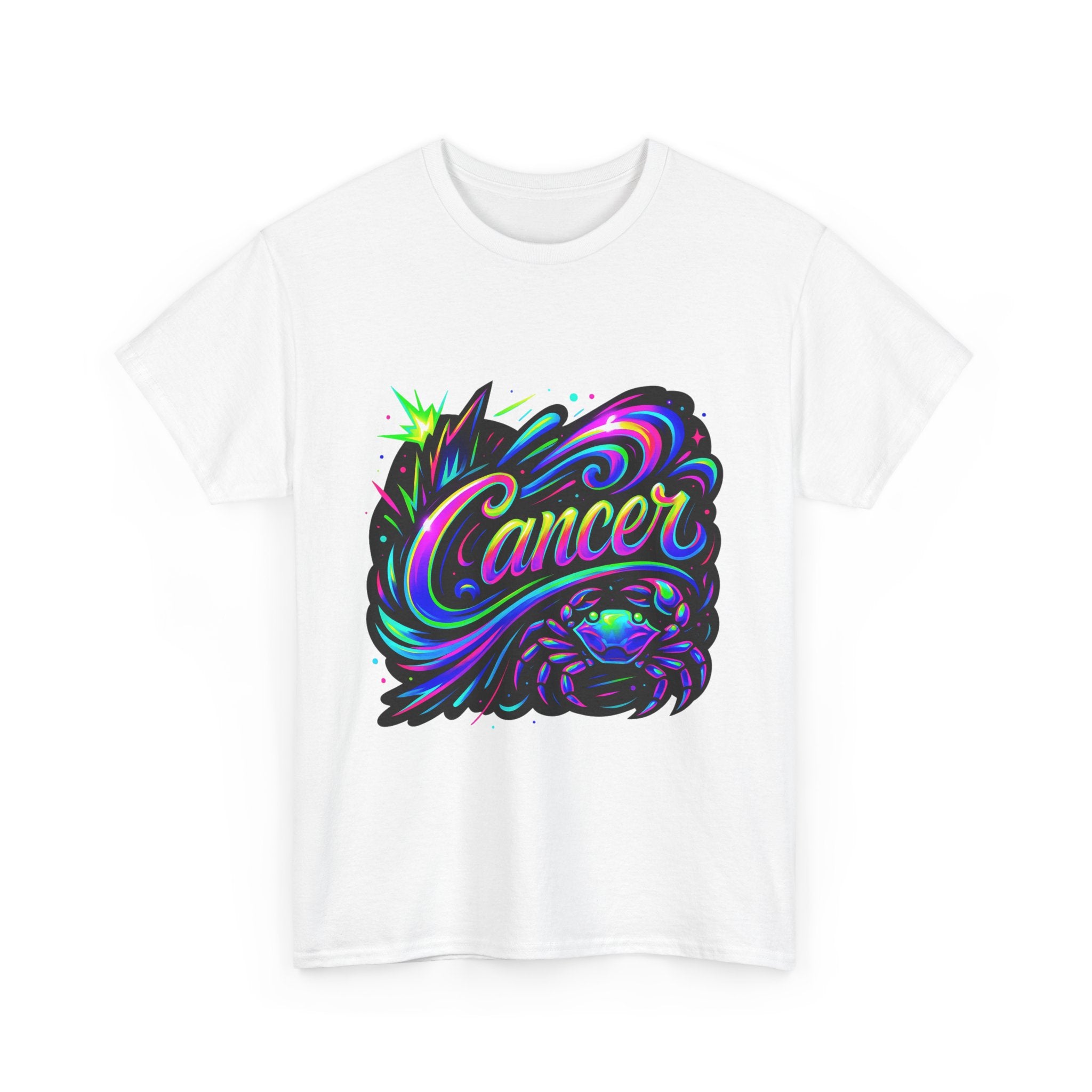 Neon Cancer Zodiac Tee