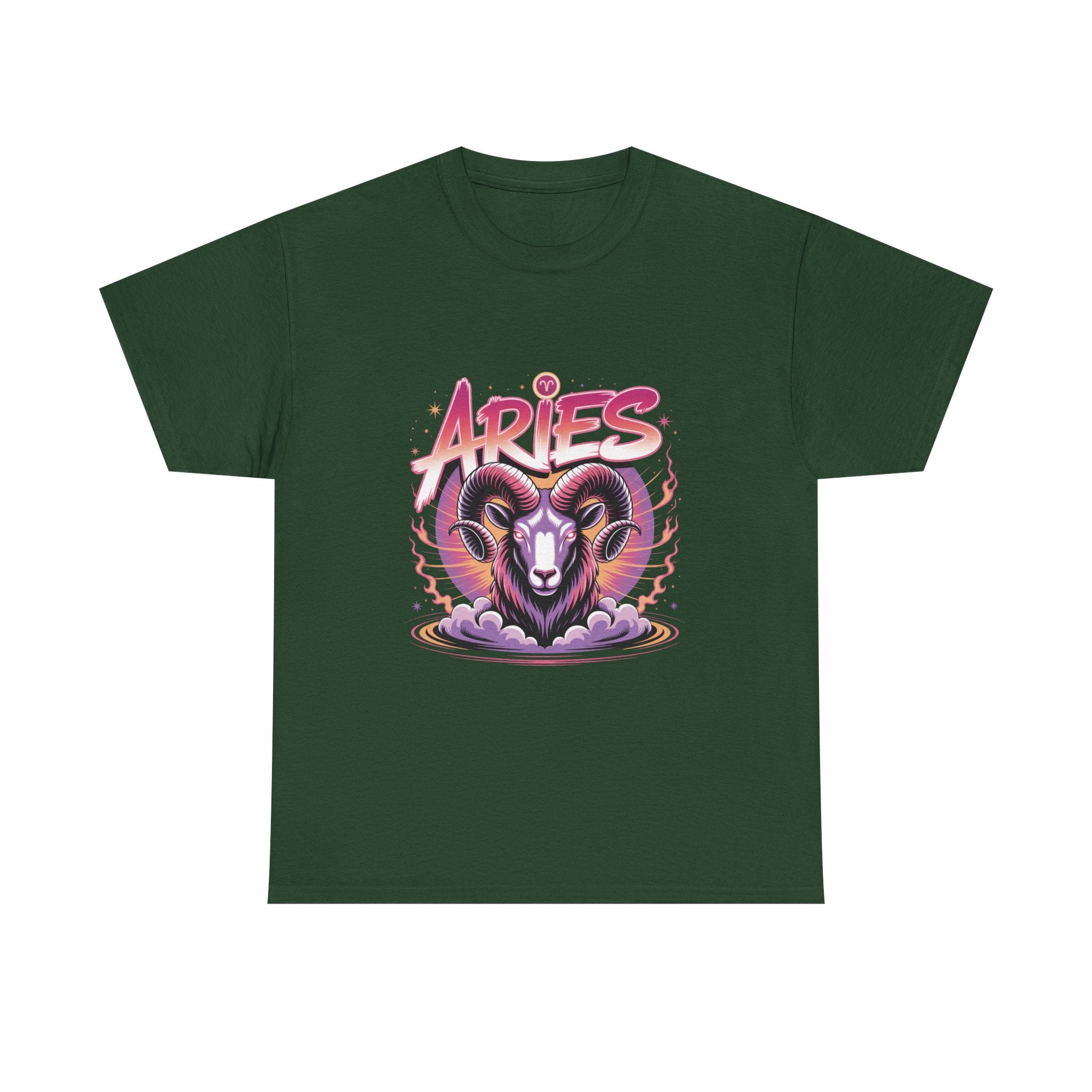 Neon Aries Zodiac Tee
