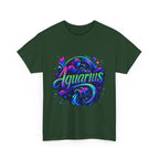 Neon Aquarius Zodiac Tee