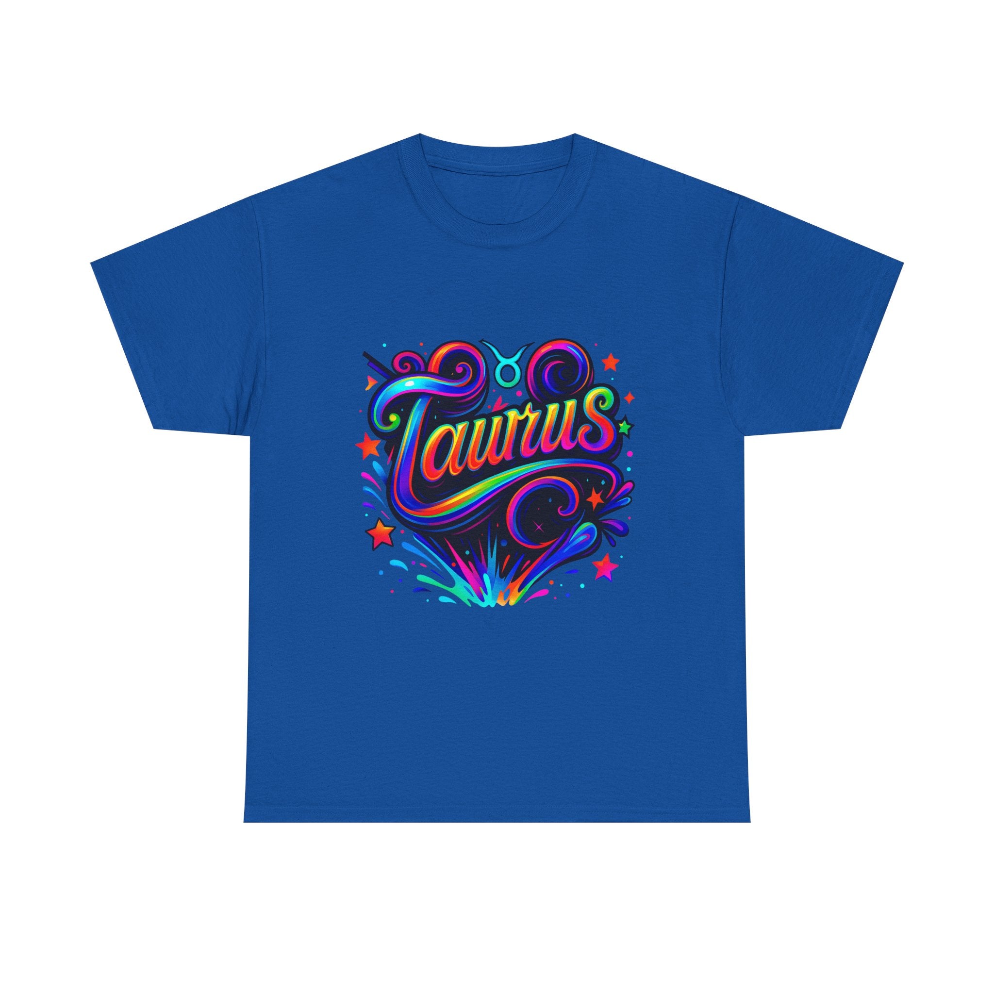 Neon Taurus Zodiac Tee