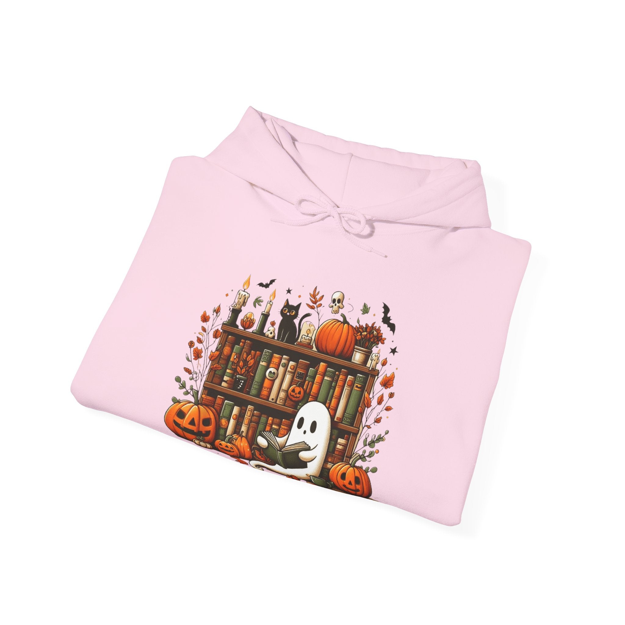 Reading Ghost Library Halloween Librarian Hoodie