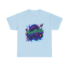 Neon Sagittarius Zodiac Tee