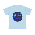 Neon Pisces Zodiac Tee