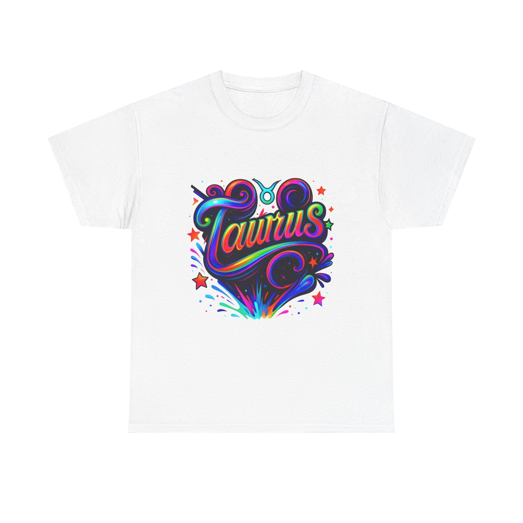 Neon Taurus Zodiac Tee