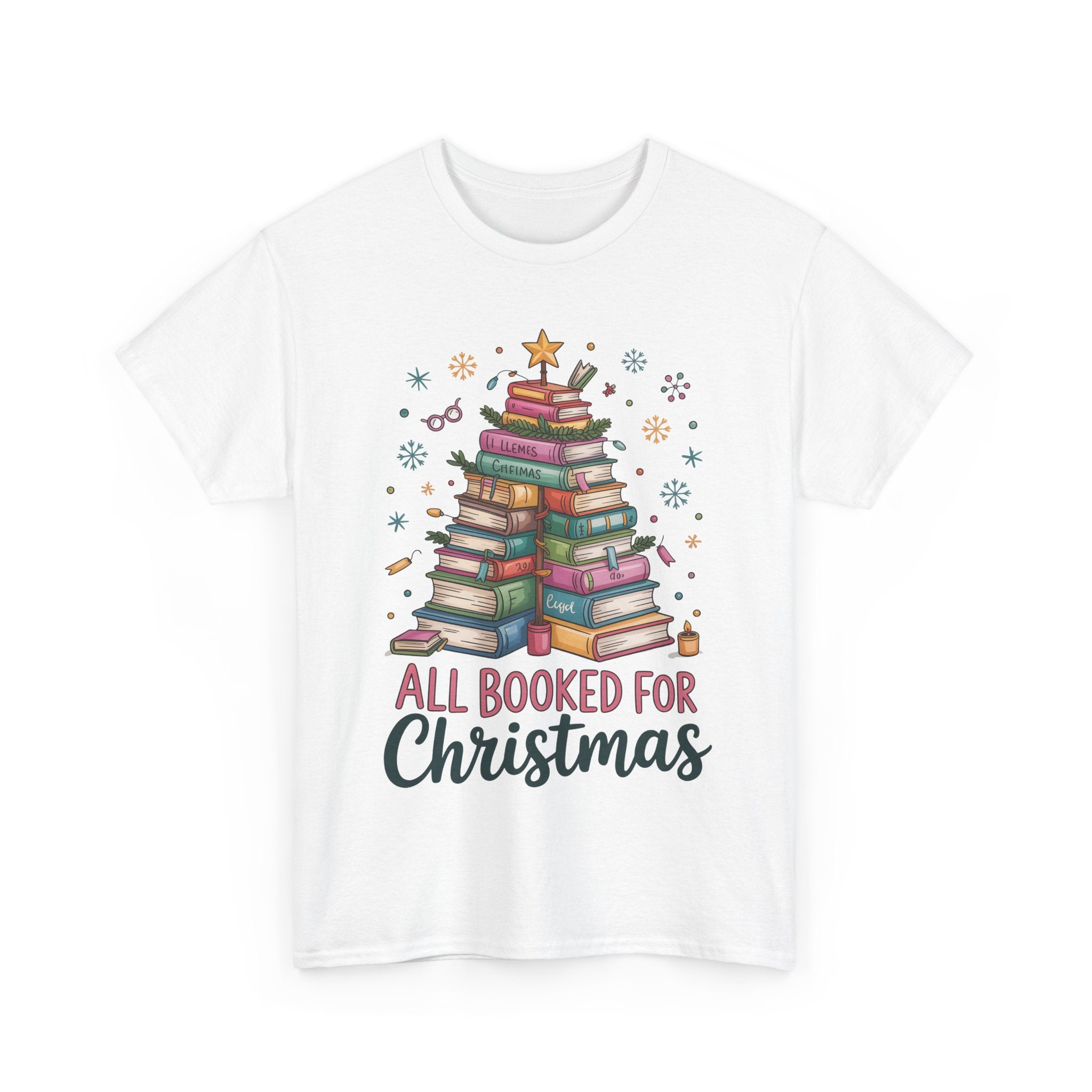 All booked for Christmas Graphic Tee