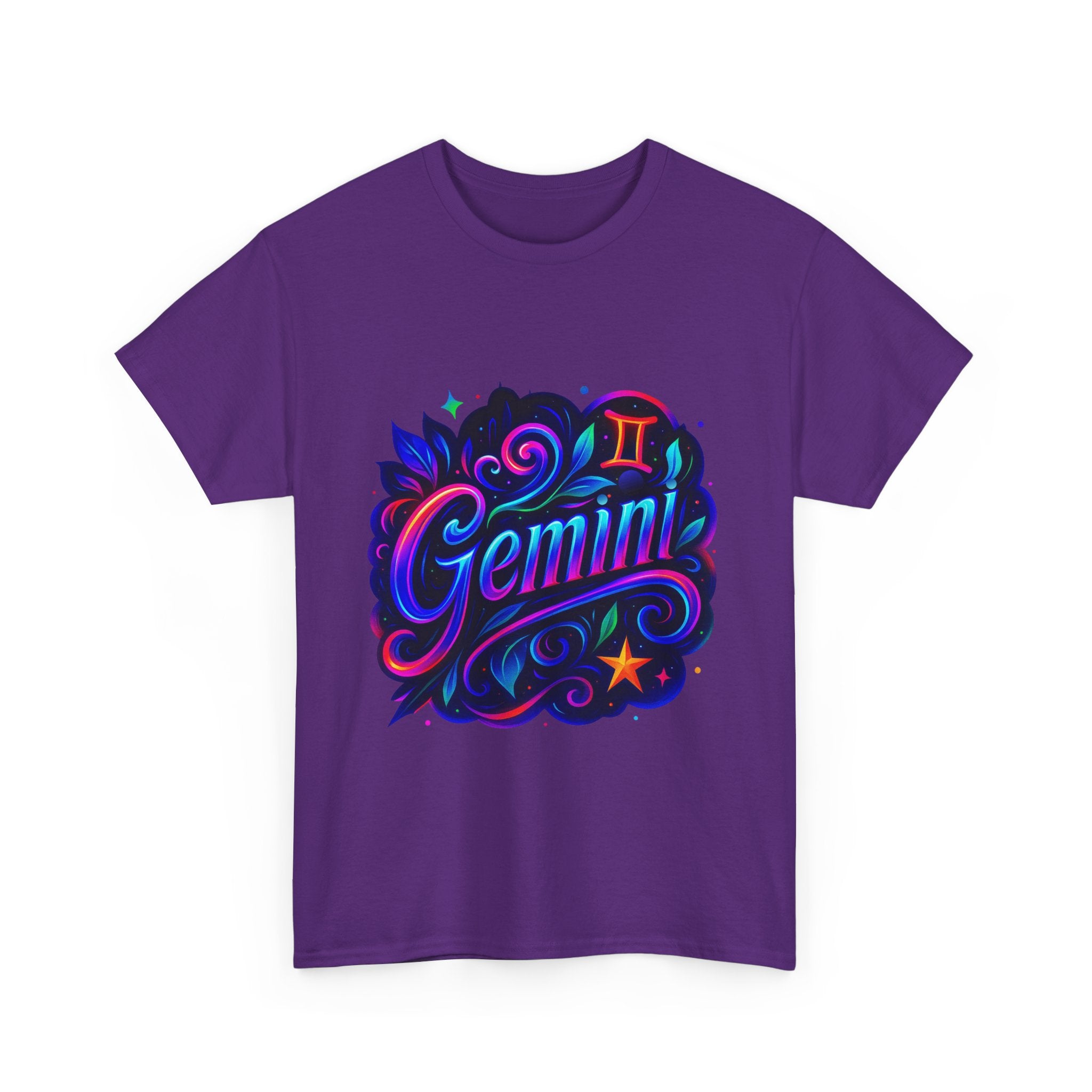 Neon Gemini Zodiac Tee