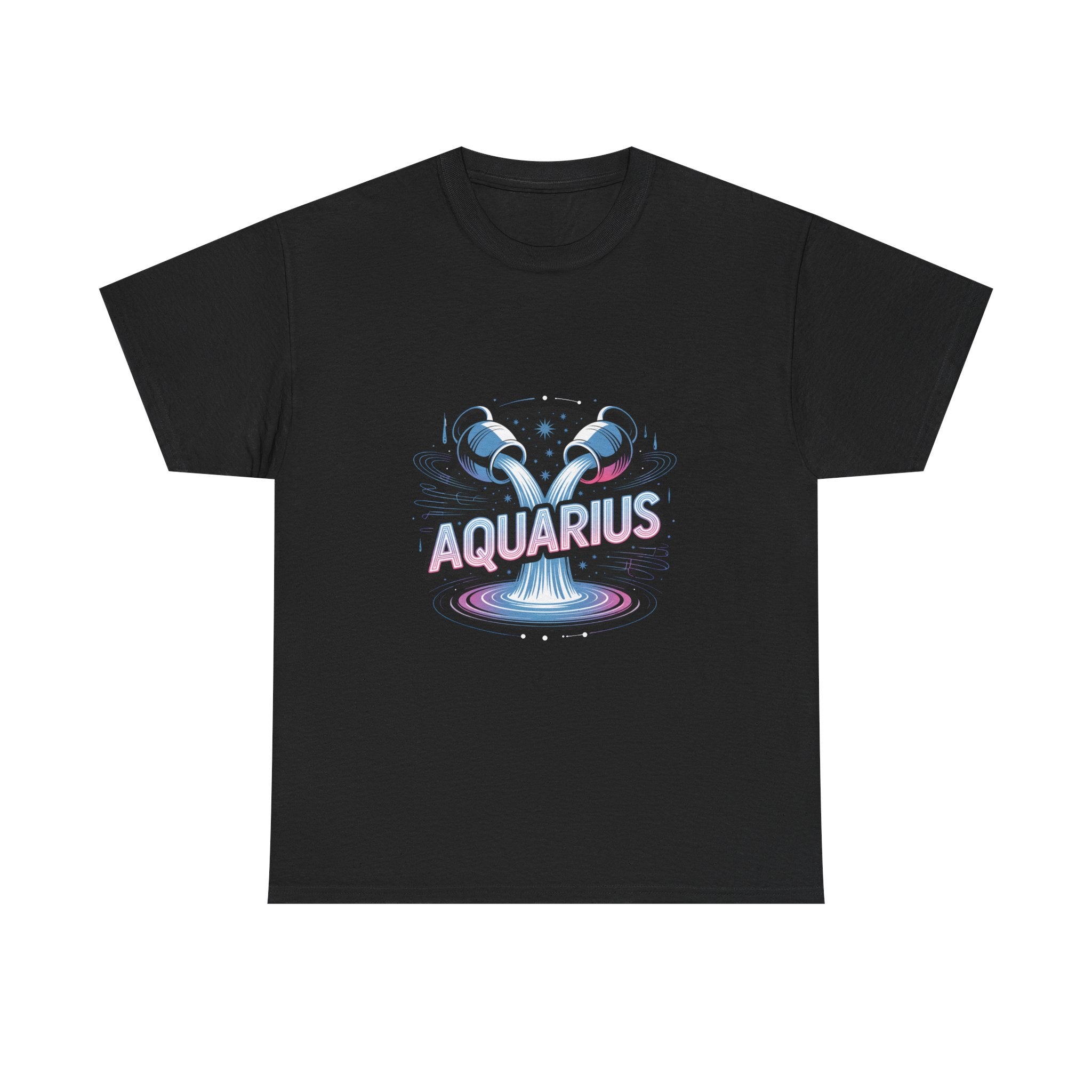 Neon Aquarius Zodiac Tee