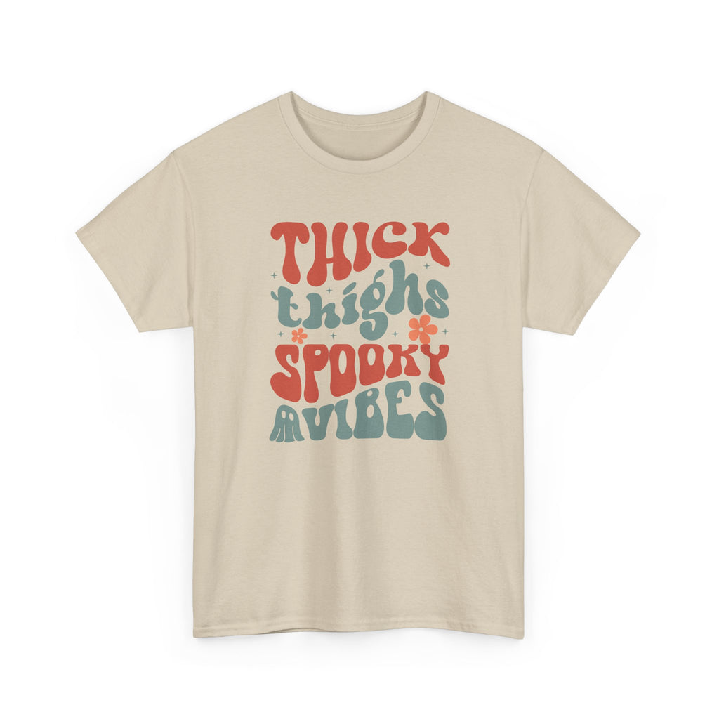 Thick Thighs Spooky Vibes Halloween Tee