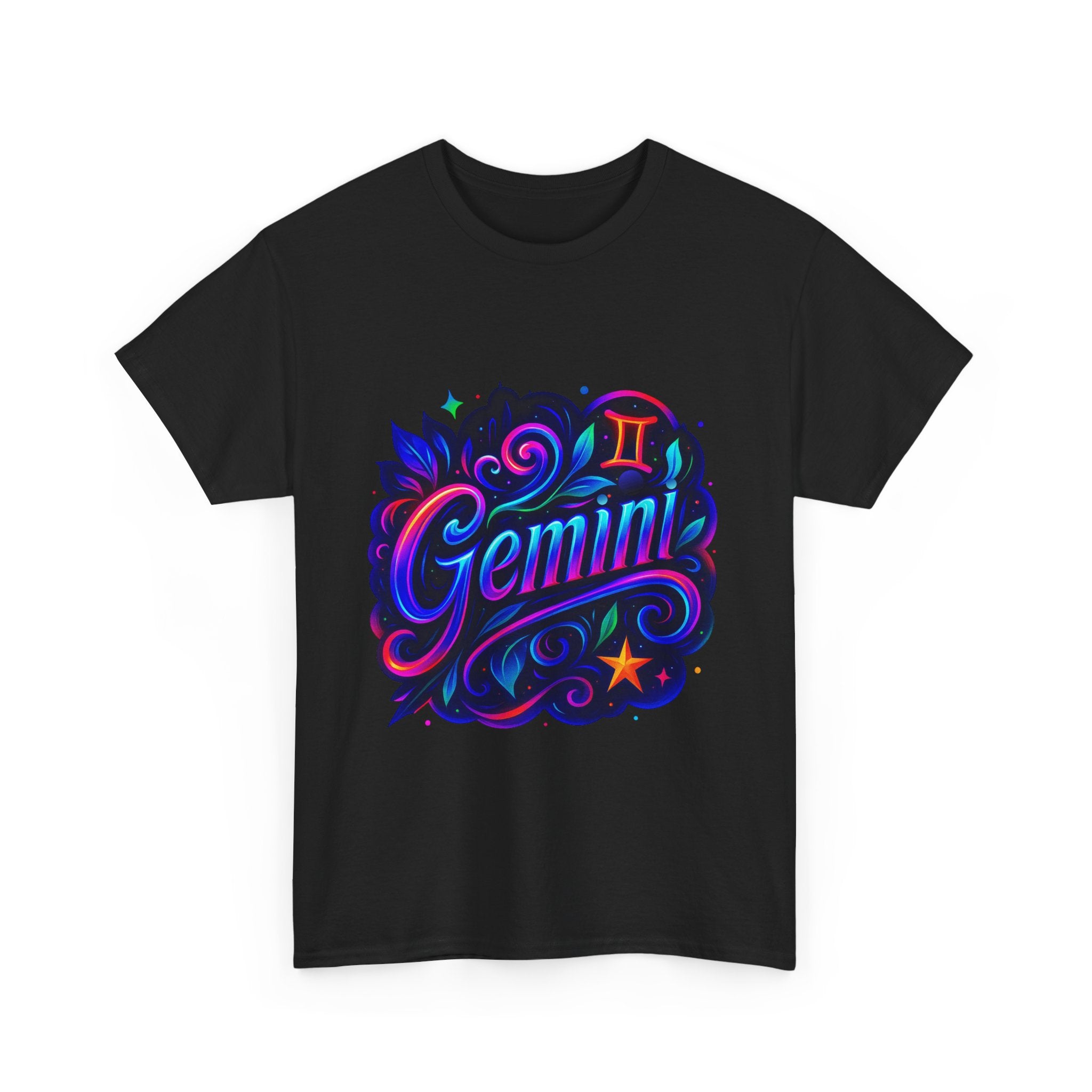 Neon Gemini Zodiac Tee