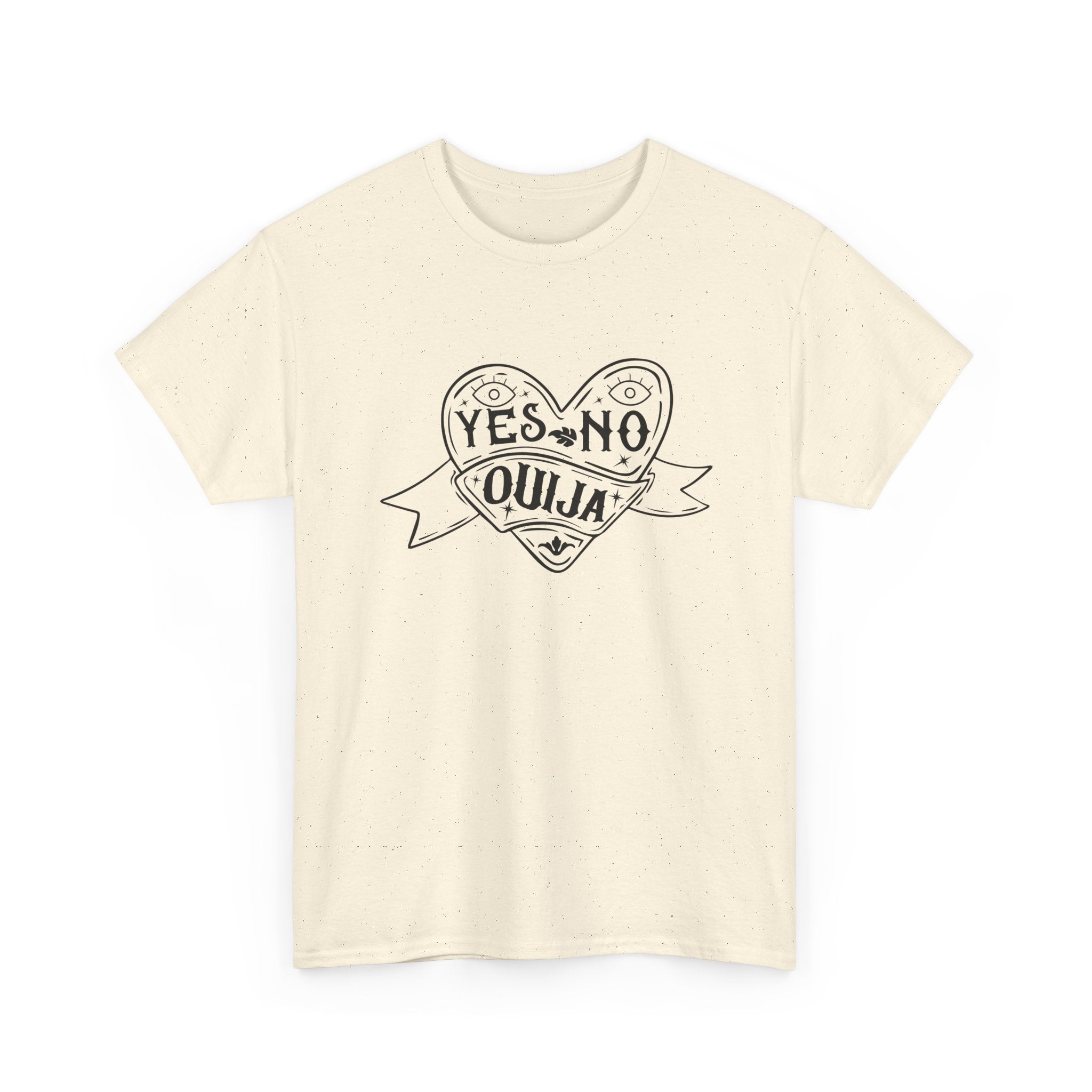 Unisex Tee - Yes No Ouija Graphic Print Shirt