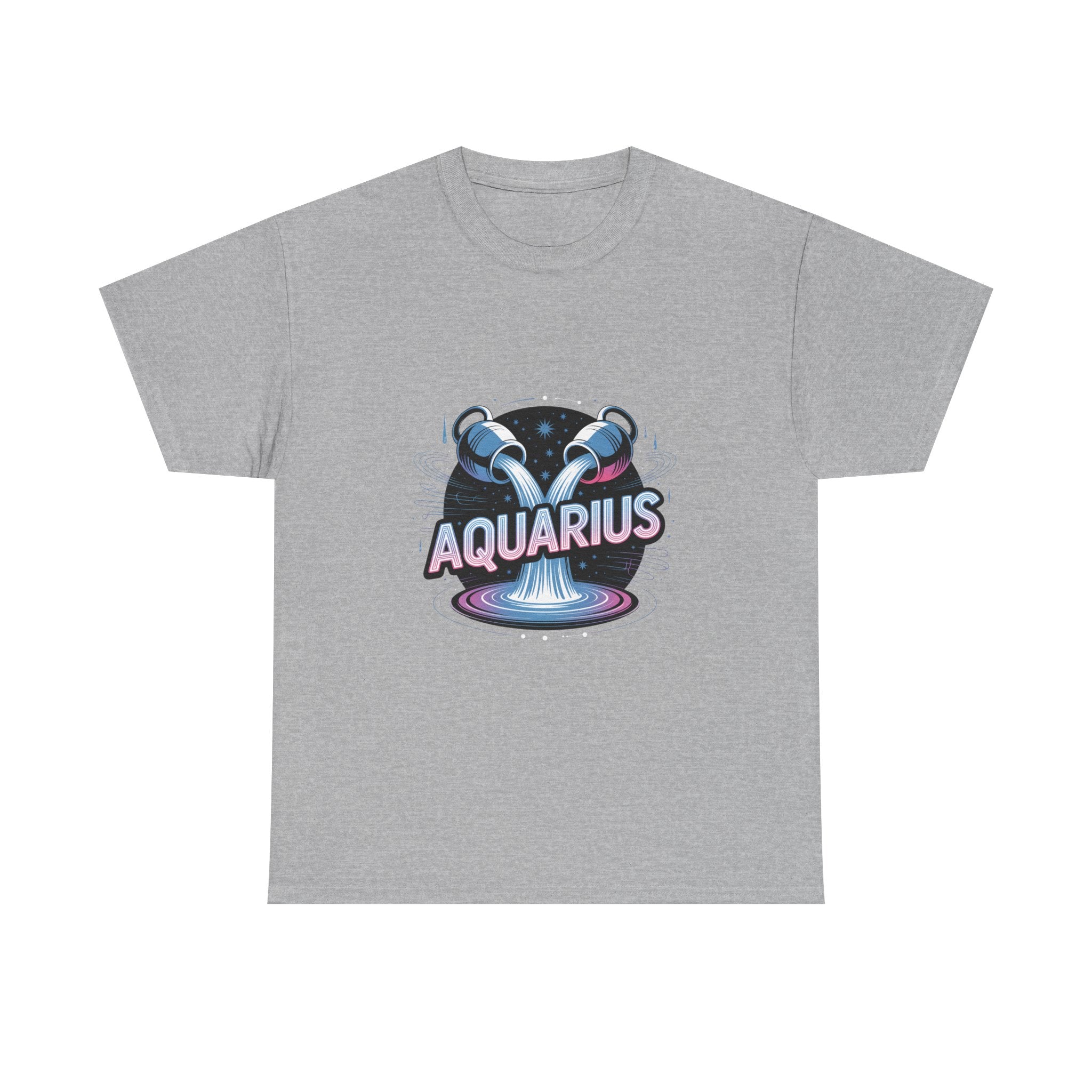 Neon Aquarius Zodiac Tee