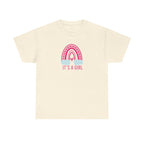 It's A Girl Unisex Tee, Baby Shower Gift, Gender Reveal Shirt, Pink Newborn Outfit, Pregnancy Announcement Top