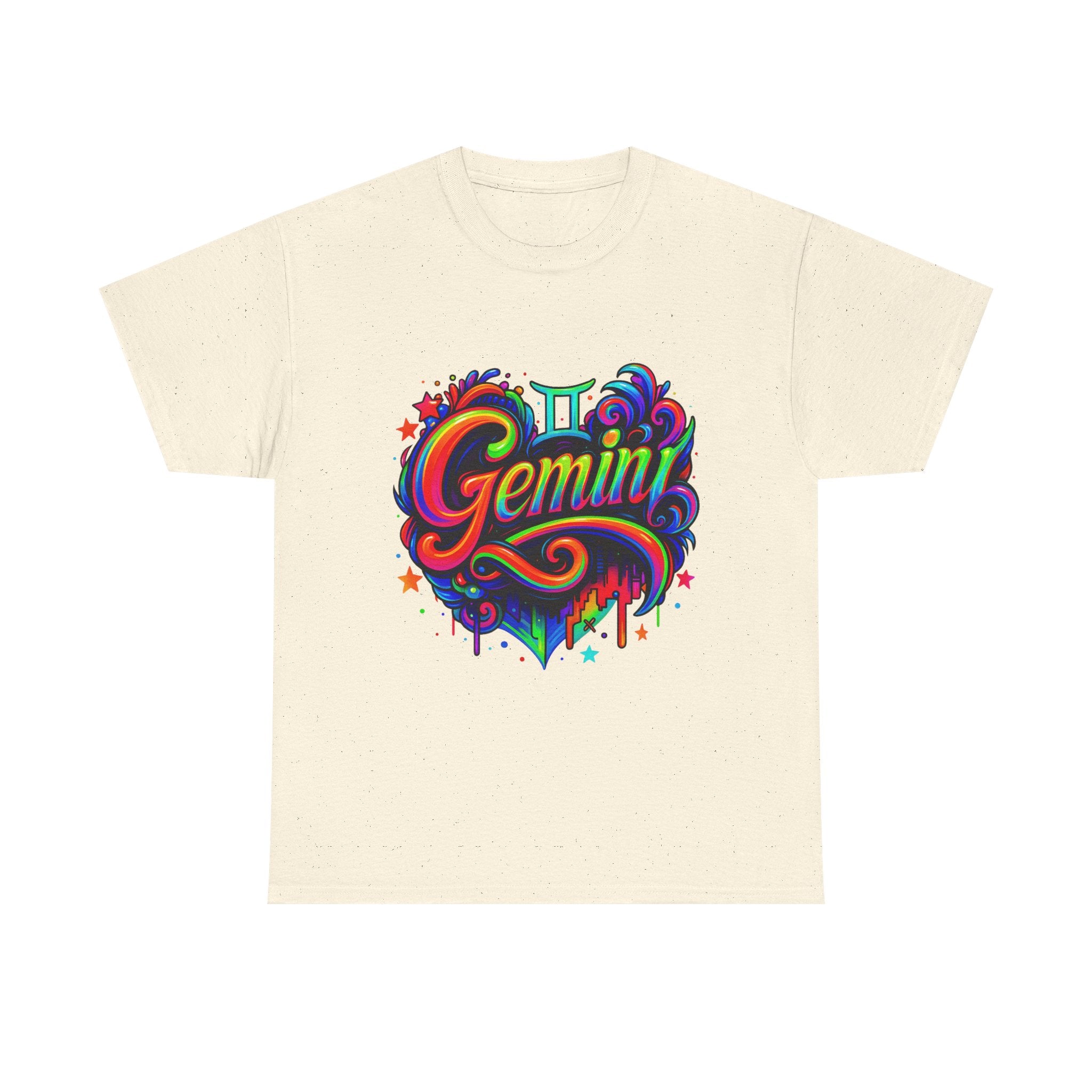 Neon Gemini Zodiac Tee