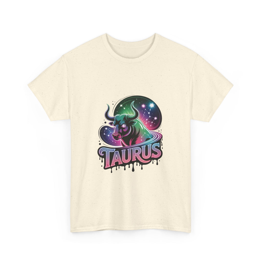 Neon Taurus Zodiac Tee