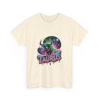Neon Taurus Zodiac Tee