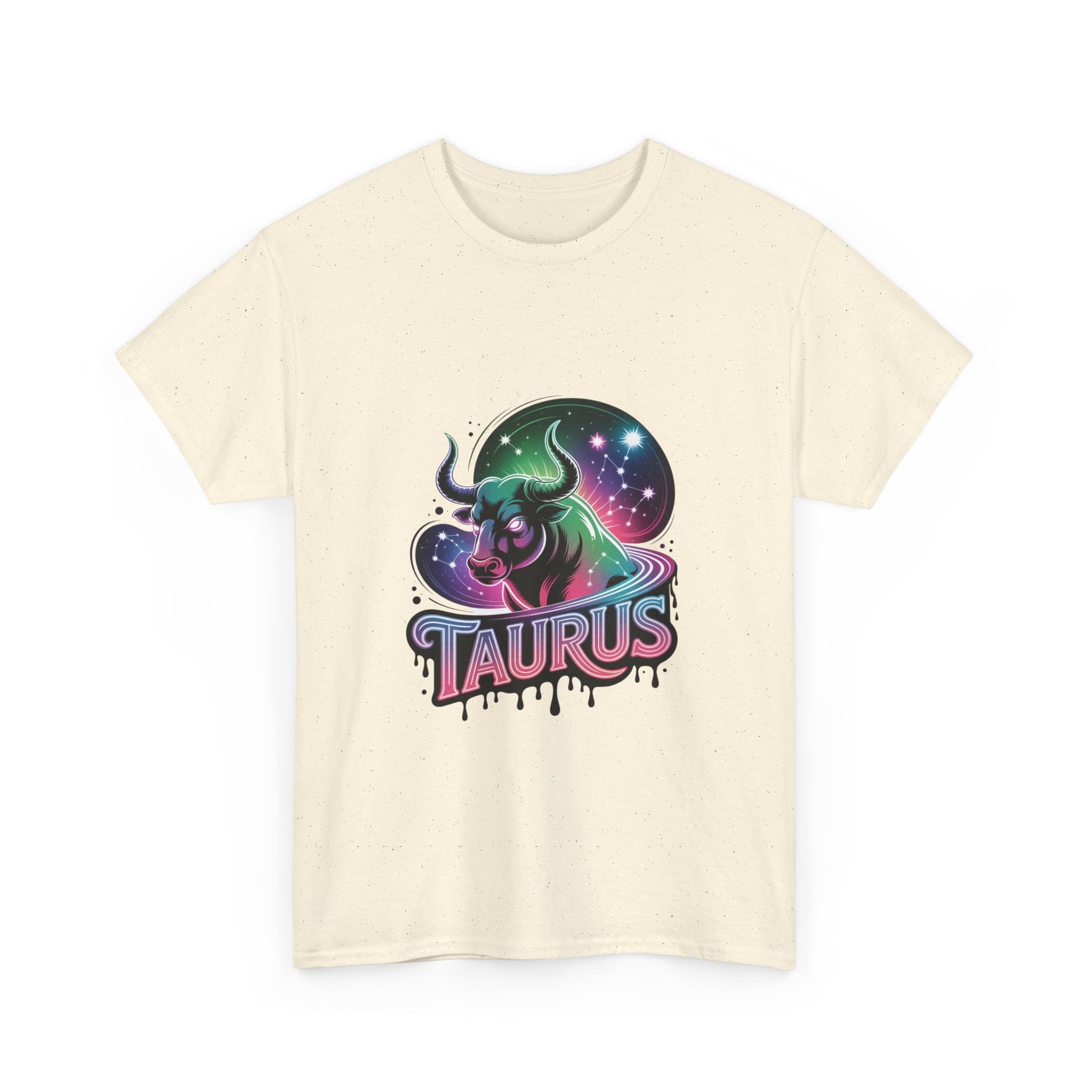 Neon Taurus Zodiac Tee