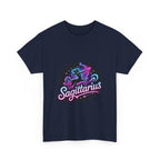 Neon Sagittarius Zodiac Tee